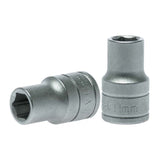 Teng 1/2in drive 11mm 6-point socket for mechanics and DIY, ensuring secure grip and maximum torque transfer.