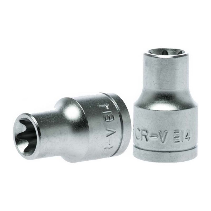 Teng 1/2in Dr. Bit Socket TX-E14, a durable chrome vanadium tool for precise automotive and mechanical tasks.