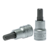 Teng 1/2in Dr. Bit Socket Hex 9mm, durable chrome vanadium steel socket for reliable automotive and mechanical use.