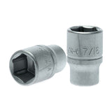 Premium Teng 1/4in Drive Socket 7/16in made from chrome vanadium steel, perfect for mechanics and DIY projects.