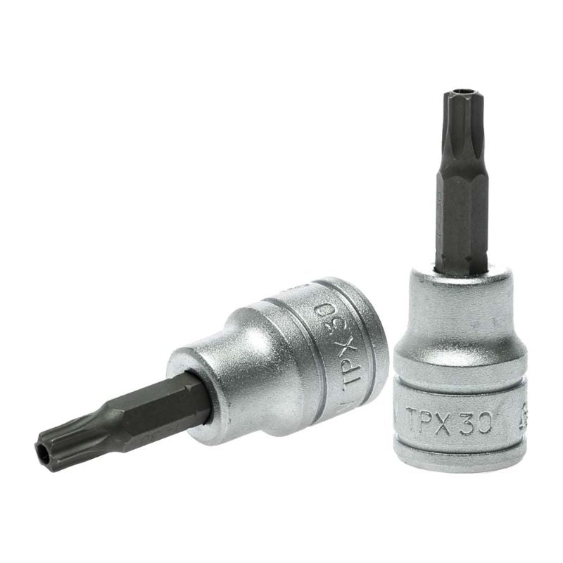 Teng 3/8in TX Bit Socket TPX30 made of chrome vanadium steel, designed for high-torque applications with exceptional grip.