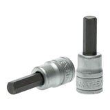 Teng 3/8in drive hex bit socket 8mm, made from chrome vanadium steel for durability and precision in automotive tasks.