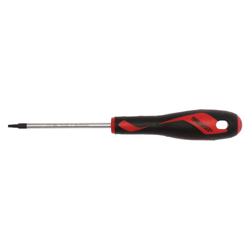 Teng MD TT-MV+ Screwdriver TX8 x 75mm with durable phosphated tip and ergonomic handle for comfort and precision in tight spaces.