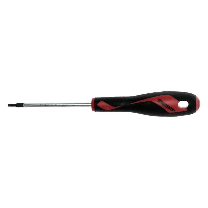 TX9 screwdriver with 75mm blade, ergonomic handle, phosphated tip, perfect for DIY tasks and durable use.