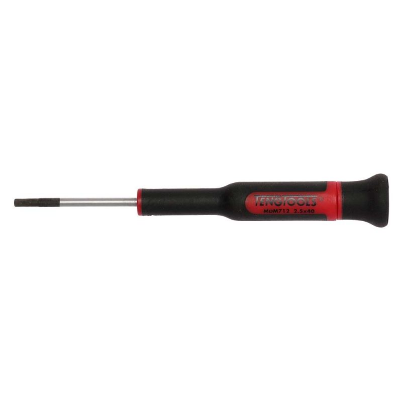 Teng MD Mini Screwdriver Hex 2.5 x 40mm: Compact precision tool for tight spaces, featuring durable tip and ergonomic grip.