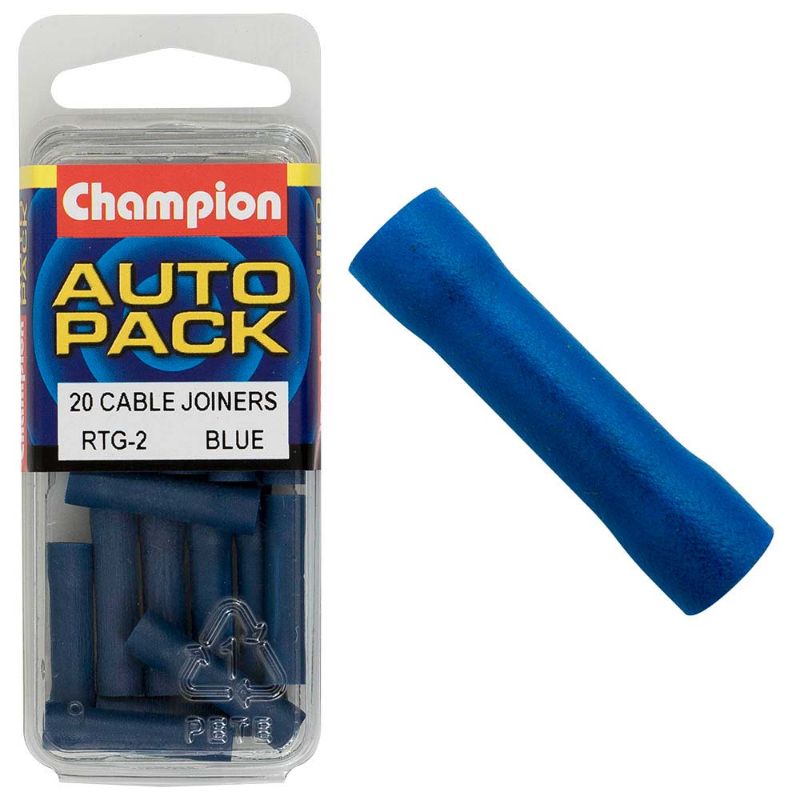 Champion Blue Cable Connector: Durable, sleek connector for reliable audio, video, and data transmission in various devices.