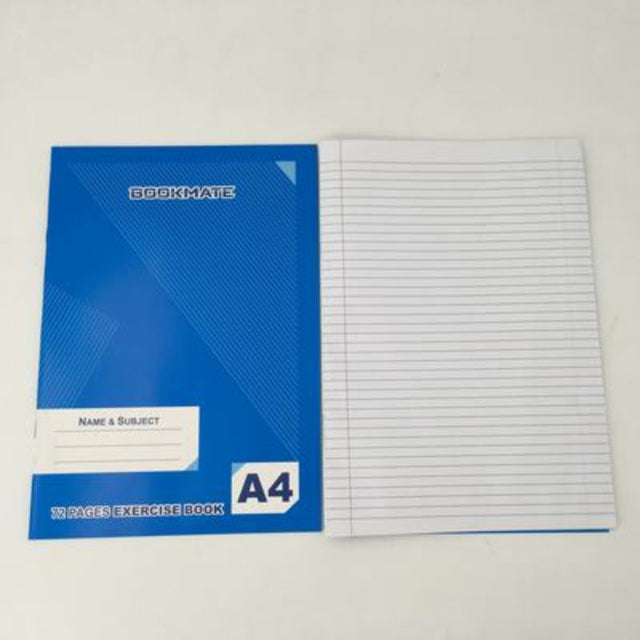 Set of 10 A4 exercise books with 72 pages, 7mm ruled lines, and red ruling for organized note-taking and creativity.