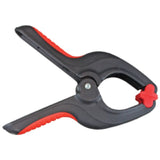 Trademaster Spring Clamp with 32mm capacity, durable plastic, soft rubber handle for comfortable, reliable clamping in projects.