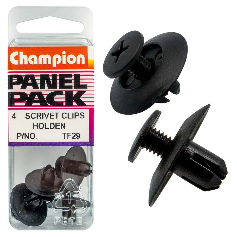 Heavy-duty 10mm x 11mm moulding clips in a 4-pack, perfect for securely fastening materials in DIY projects.