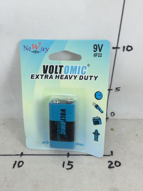 EHD 9V Battery pack (12) for reliable power, perfect for smoke alarms and remote controls; eco-friendly and long-lasting.