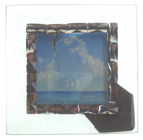 Elegant crystal photo frame designed to showcase and enhance cherished memories in any home decor.