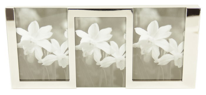 Elegant silver-plated Mona Lisa photo frame with lacquer finish, perfect for showcasing cherished memories in any decor.