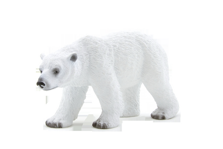 High-quality Animal Planet Polar Bear figurine, crafted from safe PVC, perfect for collectors and educational purposes.