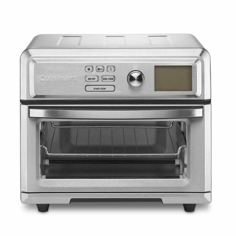 Cuisinart Express Oven Air Fryer: versatile appliance with 7 functions, 0.6 cu ft space, and easy-clean nonstick interior.