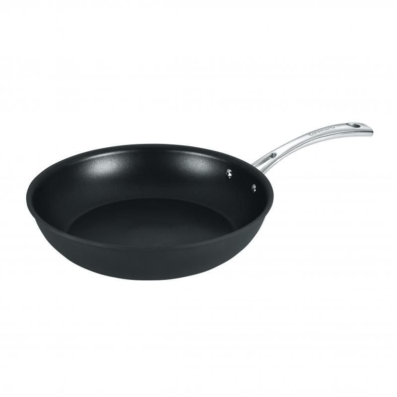 Cuisinart 30cm Fry Pan with non-stick coating, hard-anodized aluminum, and riveted stainless steel handles for versatile cooking.