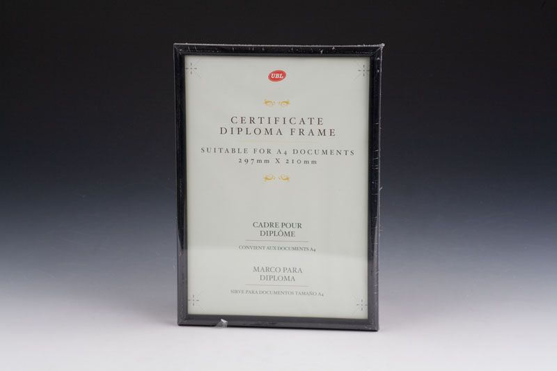 Certificate Frame - A4 Black (Set Of 6)