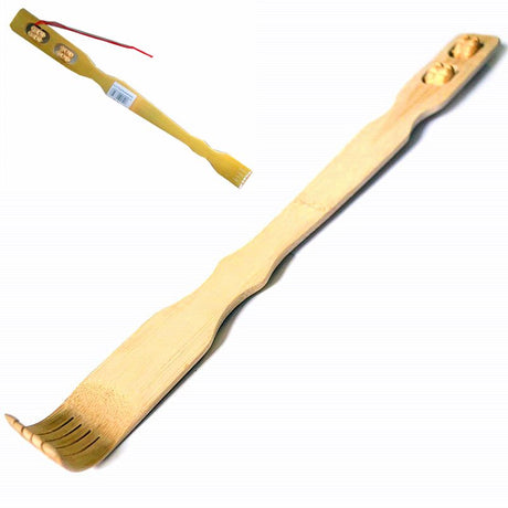 Set of 4 ergonomic back scratchers for soothing hard-to-reach itchy spots; perfect for home, office, or travel.