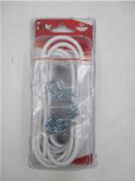 Durable 5m curtain wire set of 3 with accessories for easy installation and elegant window displays.