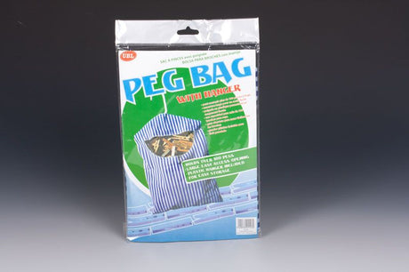 Stylish, weather-resistant Hanging Peg Bag for organizing clothes pegs, perfect for indoor and outdoor use.