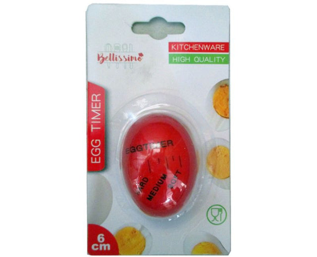 Set of 3 egg timers that change color to indicate soft, medium, or hard-boiled eggs for perfect cooking results.