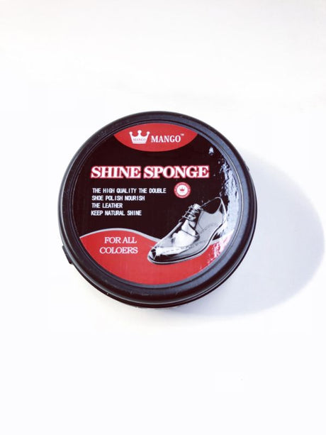 Set of 4 clear shoe polish sponges for effortless application, maintaining footwear shine and protecting against scuffs.