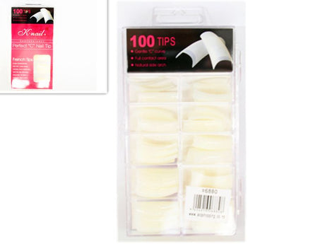 Plain Fake Nails - 100pc #2 with flat tops for easy customization and durable, realistic manicures at home or salon.