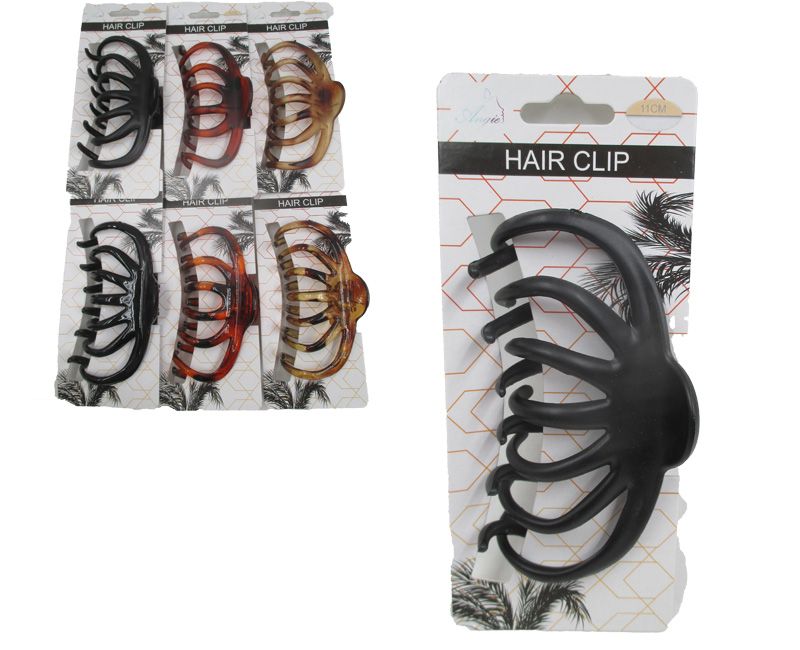 Set of 6 elegant 11cm hair clips for secure styling, suitable for all hair types and occasions.