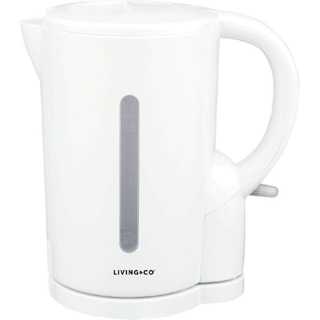 Sleek 1.7L white kettle with rapid boil, separate base, boil dry protection, and user-friendly design for modern kitchens.