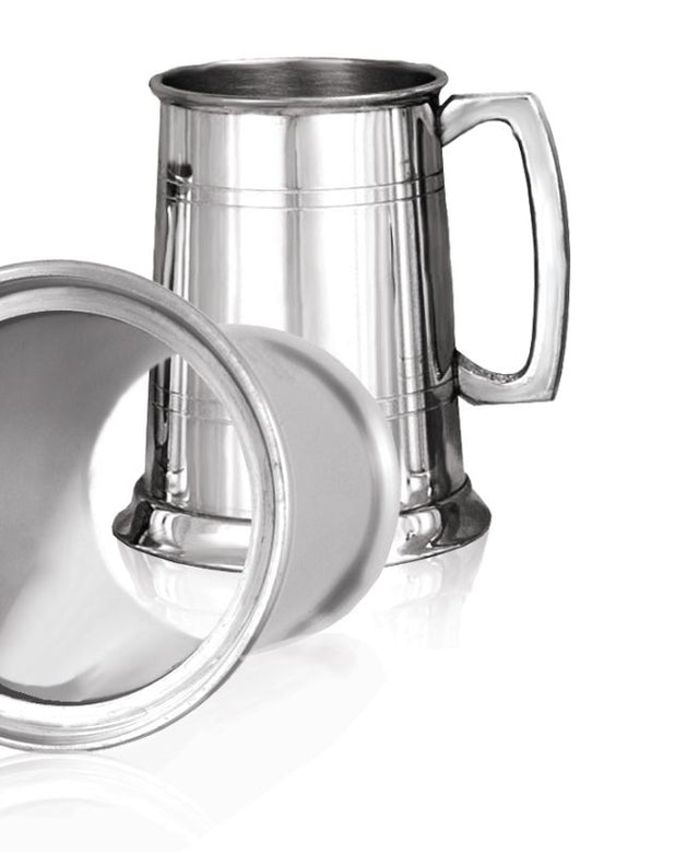 Stylish Mug with Glass Base and double-line design, perfect for coffee and tea lovers, microwave and dishwasher safe.