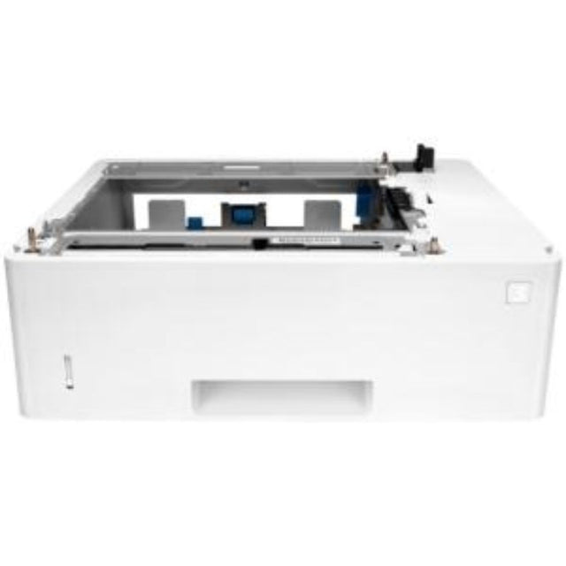 HP LaserJet 550-sheet Paper Tray for A4 and B5 plain paper, enhancing printing efficiency and reducing reload frequency.