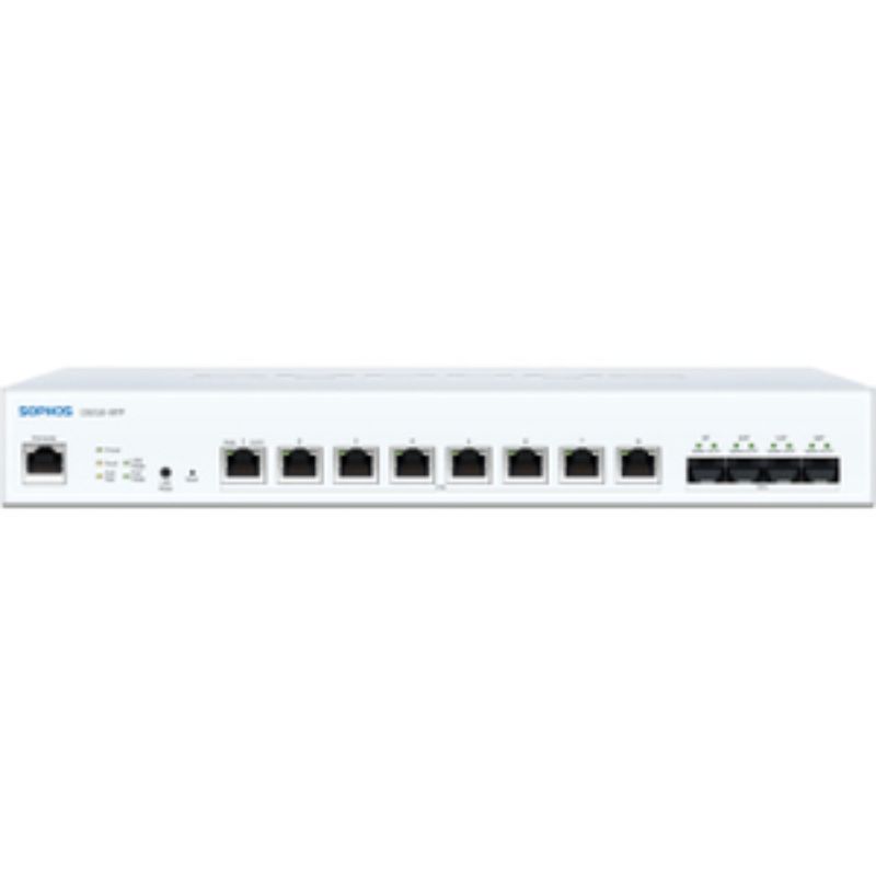 Sophos CS210-8FP Ethernet Switch with 8 manageable ports for 2.5 Gigabit fast connectivity and advanced network control features.