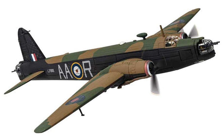 Diecast model of the Vickers Wellington Ward VC, intricately detailed in 1/72 scale, ideal for collectors and aviation enthusiasts.