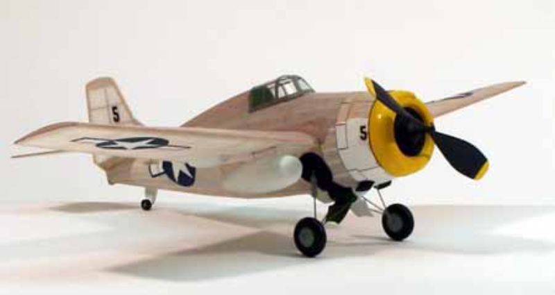 Balsa Kit and Glider - 17 1/2"F-4F Wildcat