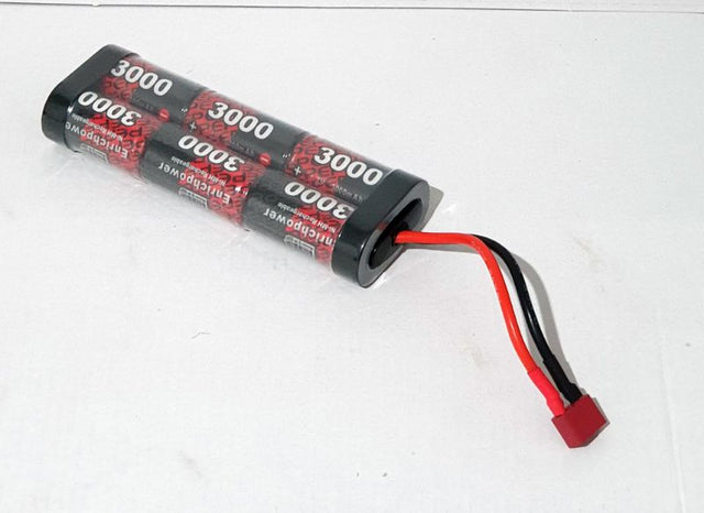 7.2V 3000mAh NiMH battery with Deans Connector, ideal for high-performance RC vehicles and enhancing playtime efficiency.