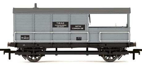 Detailed Hornby BR AA15 20T Toad Goods Brake Van model for Era 4, featuring intricate design and authentic British Railways livery.