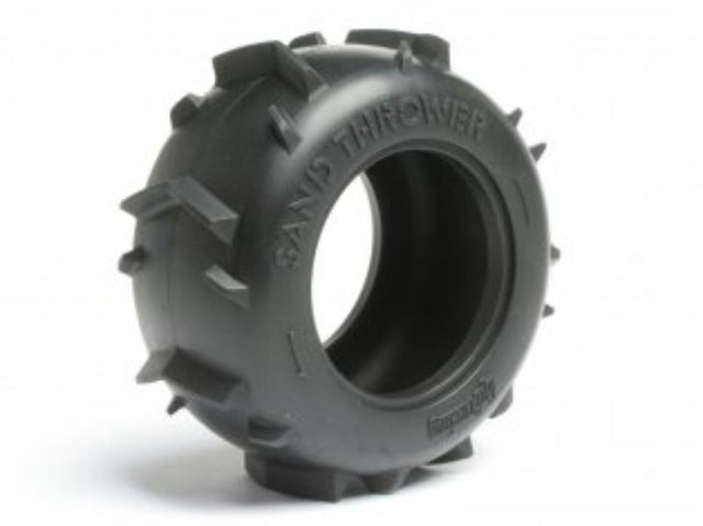 High-performance 1/10 ST T 2.2" Sand Thrower tyres for off-road RC cars, designed for sandy, muddy, and snowy terrains.