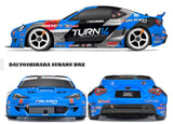 Radio control car featuring 1/10 RS4 Drift Subaru BRZ design, perfect for thrilling, precise drifting and racing.