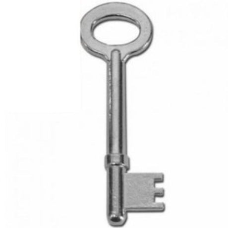 Spare key for Xcel Mortice Lock #25, code PREP130, ensuring secure access with durable, precisely crafted design.