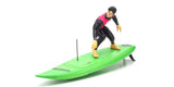 Kyosho EP RS Surfer Catch Surf RC model with waterproof board, pre-painted figure, and powerful motor for thrilling wave riding.