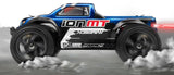 1/18 Ion MT Monster Radio Control Car with powerful motor, 4WD, waterproof receiver, and durable design for thrilling off-road fun.