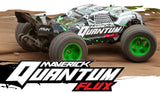 Radio control car 1/10 Quantum XT Flux Silver, a rugged 4WD stadium truck for thrilling on-road and off-road adventures.