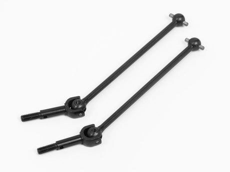 Lightweight and durable plastic shafts for versatile DIY projects; includes two precision-engineered components.