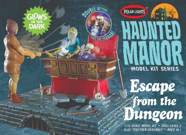 1/12 scale figure kit featuring intricately designed characters for immersive dungeon escape scenes in tabletop gaming.