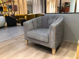 Elegant Buckingham Armchair, 83cm, featuring premium upholstery and ergonomic support for stylish comfort in any space.