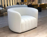 Stylish 112cm DUBAI armchair offers comfort, durability, and modern design for any living space or office environment.