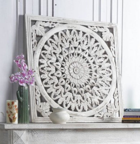 Boho wall hanging measuring 76 cm with intricate designs, perfect for adding charm and serenity to any room.