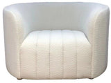 Stylish 112cm armchair featuring plush cushioning, sleek silhouette, and durable materials for modern living spaces.