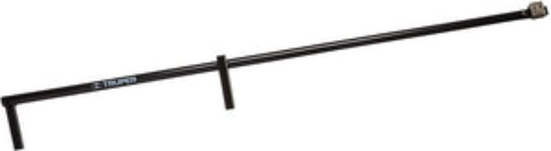 Durable tubular steel handle with ergonomic grips, designed for efficient scything, compatible with separate scythe blades.