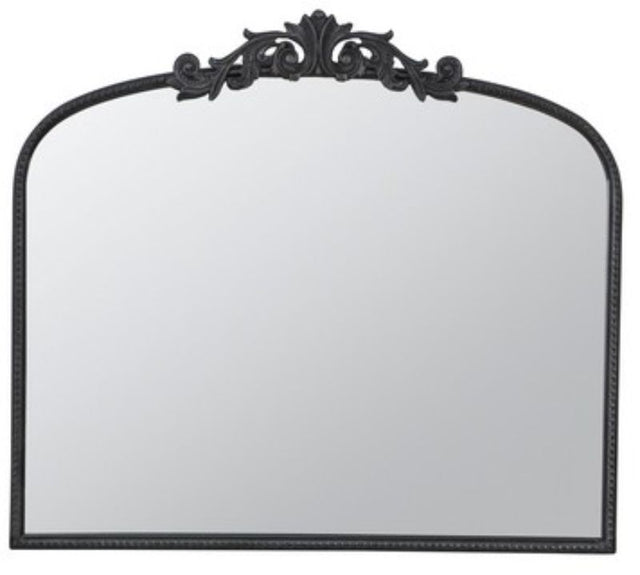 Sleek black 101.6cm mirror, perfect for enhancing any room with modern style and functionality.