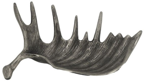 Decorative bowl designed to resemble moose antlers, perfect for rustic home decor and versatile display options.